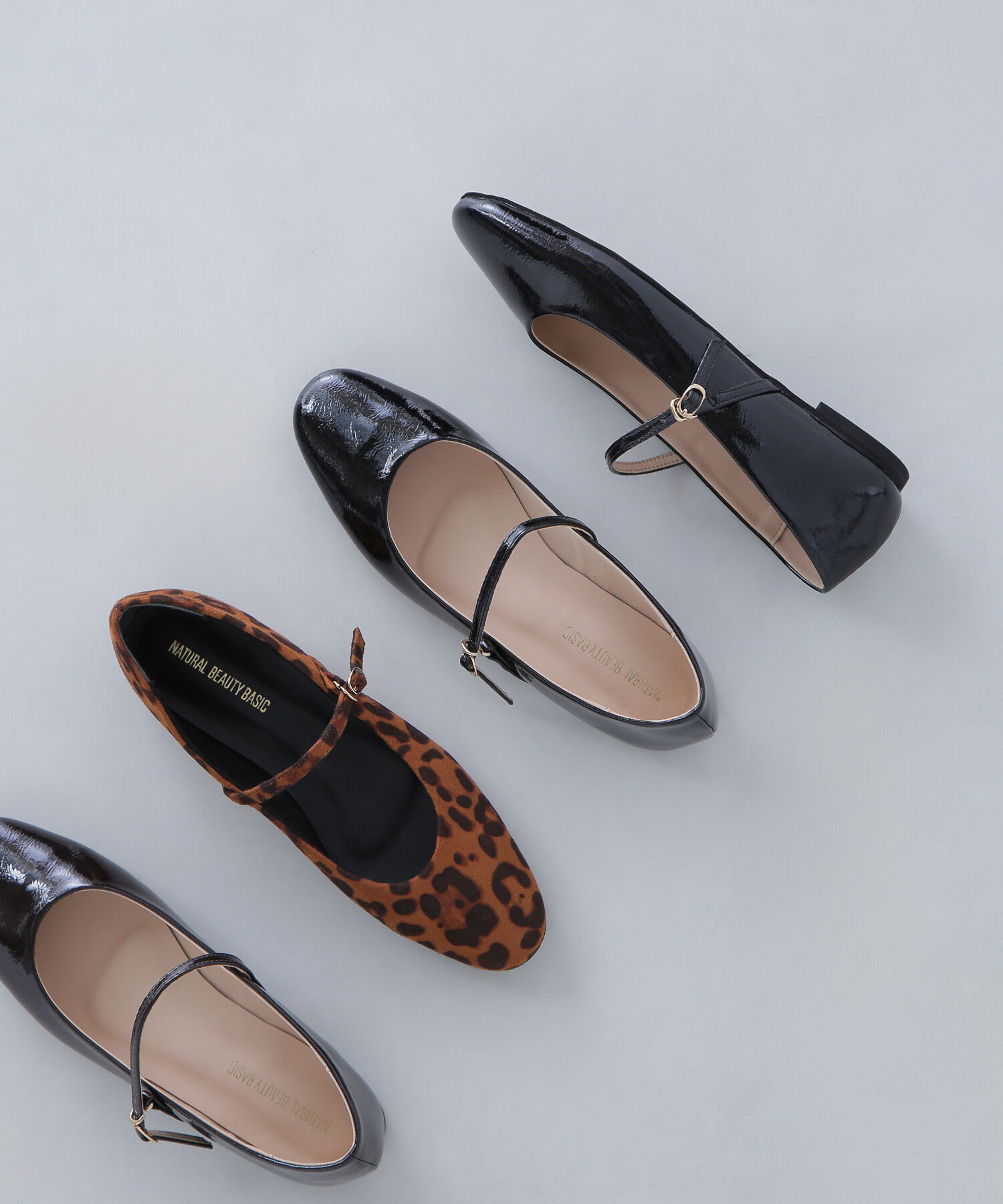  「ベアソールフラットバレエシューズ」|その他|クロ