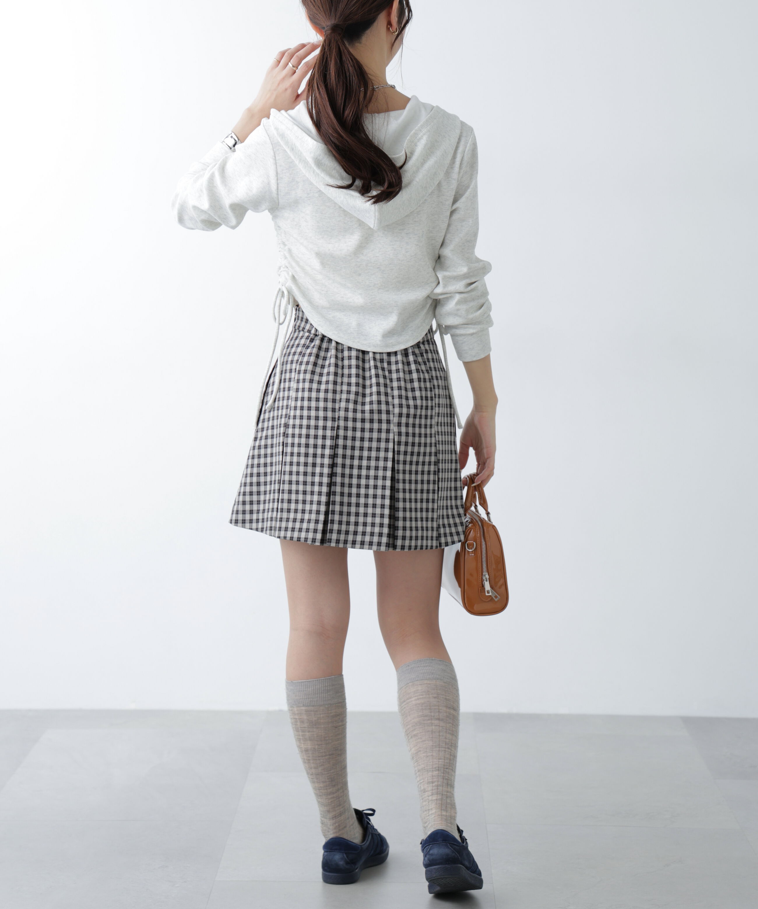  「サイドドロストコンパクトパーカー」|Tシャツ・カットソー|