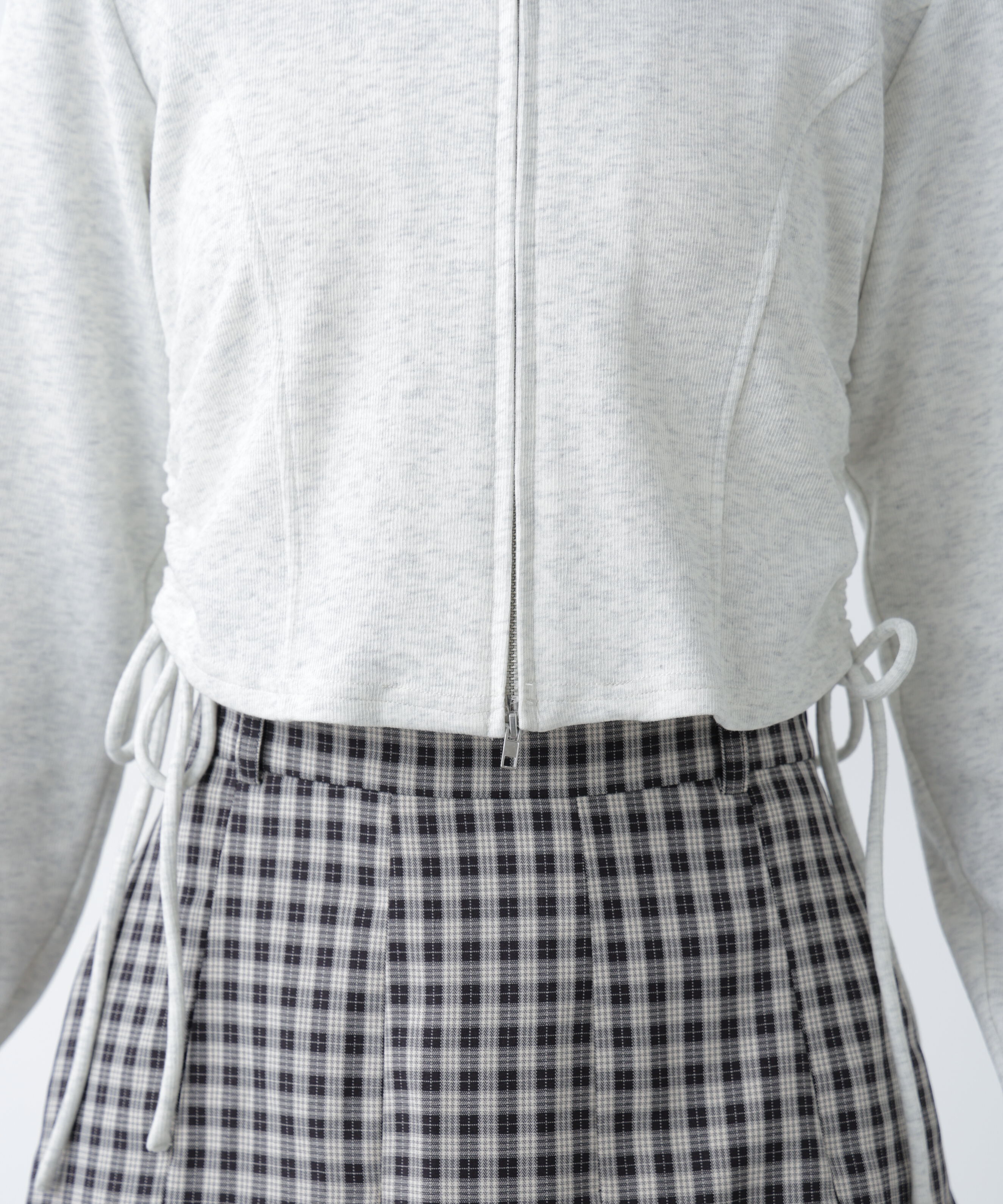  「サイドドロストコンパクトパーカー」|Tシャツ・カットソー|