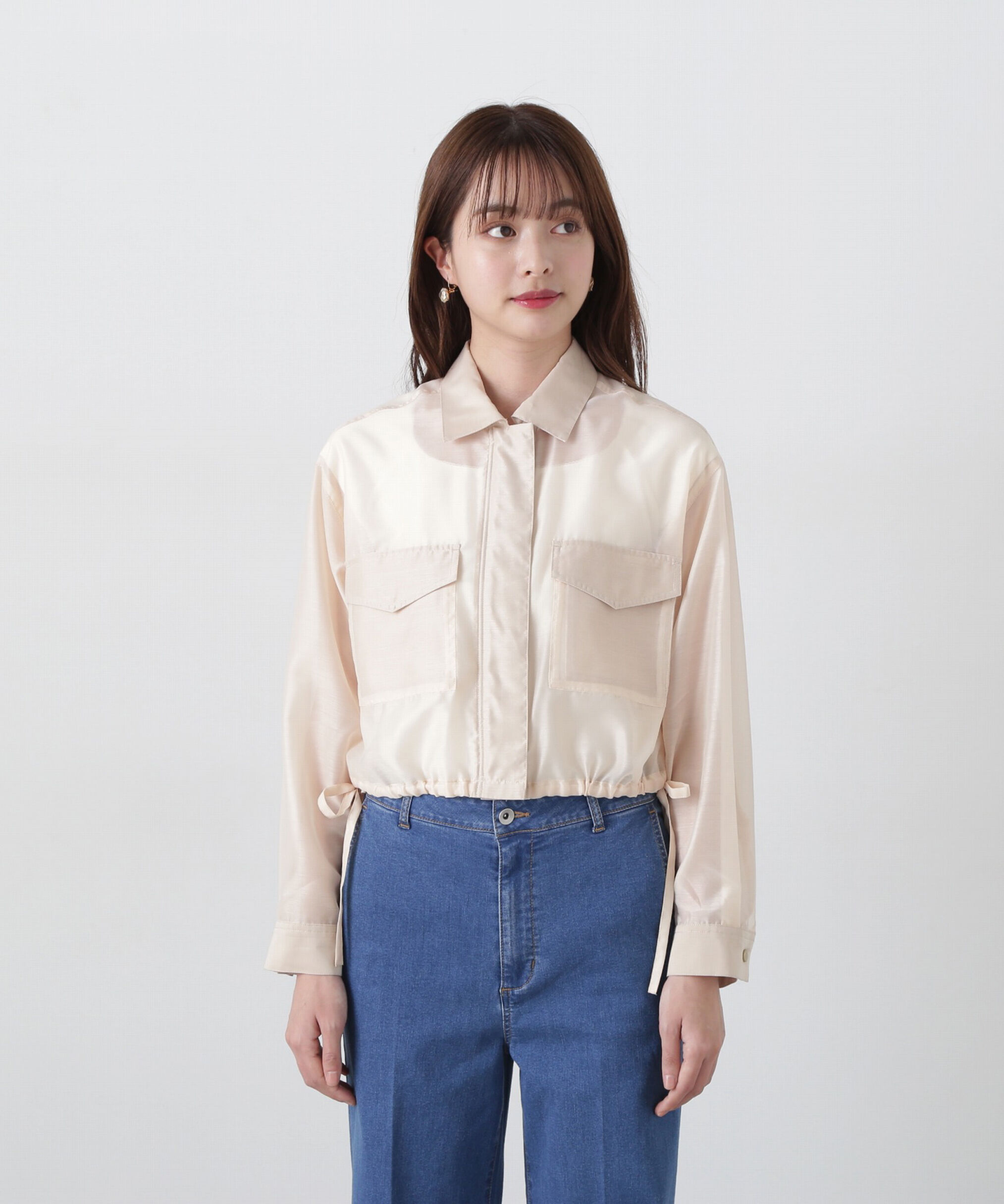 PROPORTION BODY DRESSING「シアーブルゾン」|ブルゾン・スタジャン|