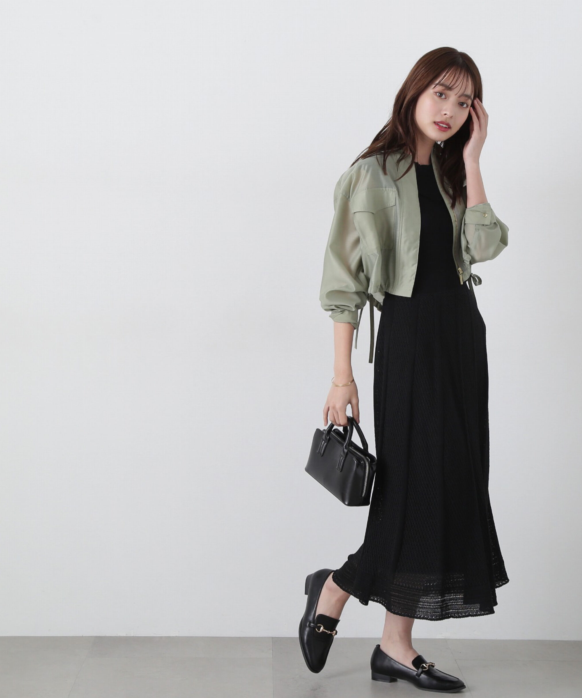 PROPORTION BODY DRESSING「シアーブルゾン」|ブルゾン・スタジャン|