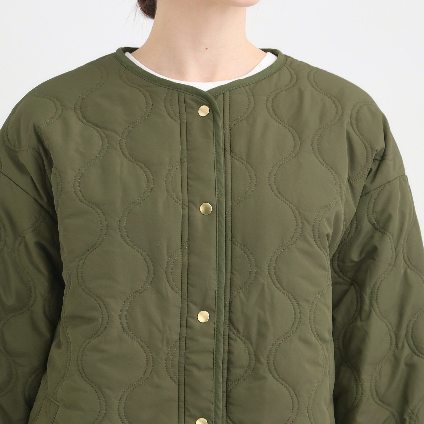 SHOO･LA･RUE「【洗濯機可/撥水】大人のための キルトオーバーブルゾン」|ブルゾン・スタジャン|