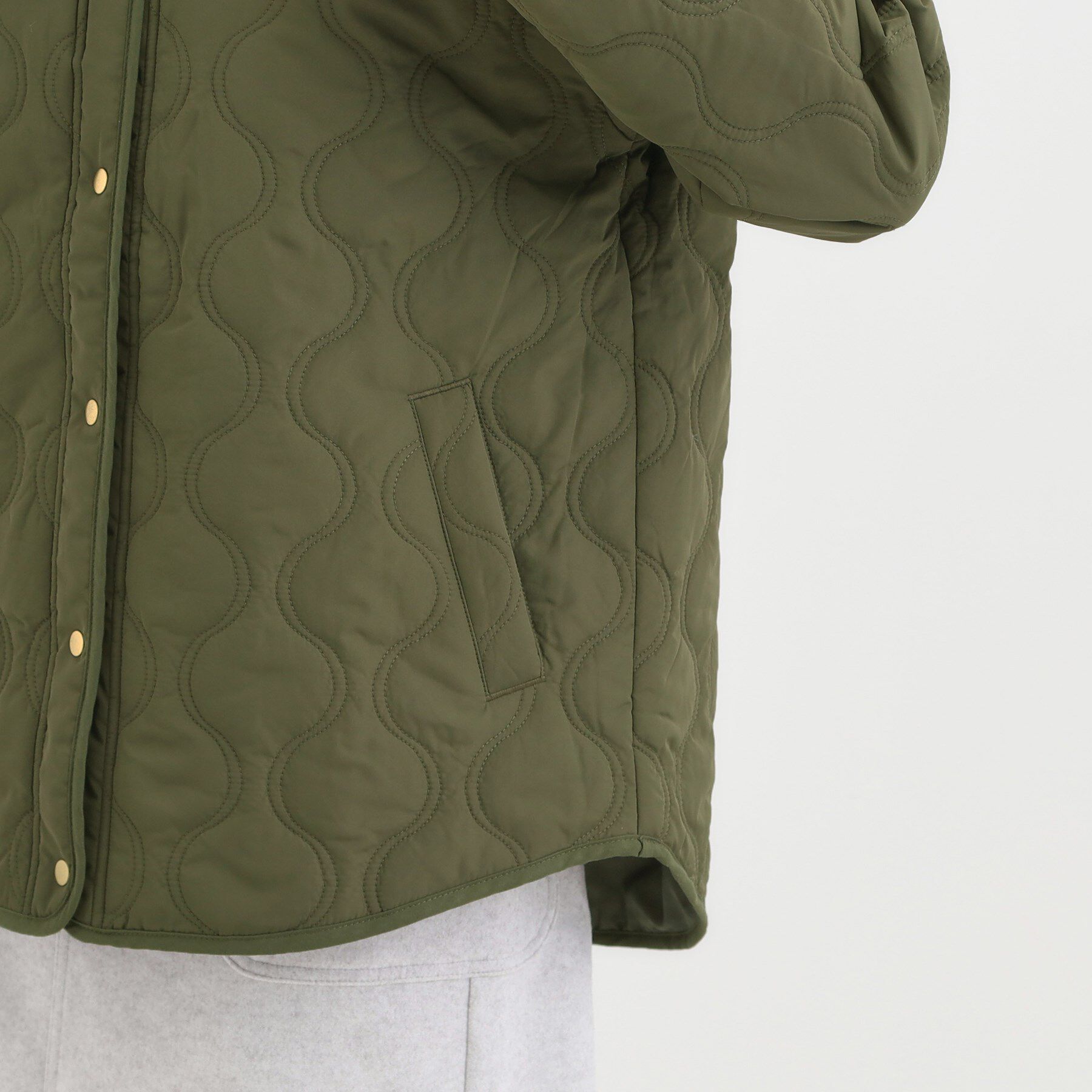 SHOO･LA･RUE「【洗濯機可/撥水】大人のための キルトオーバーブルゾン」|ブルゾン・スタジャン|