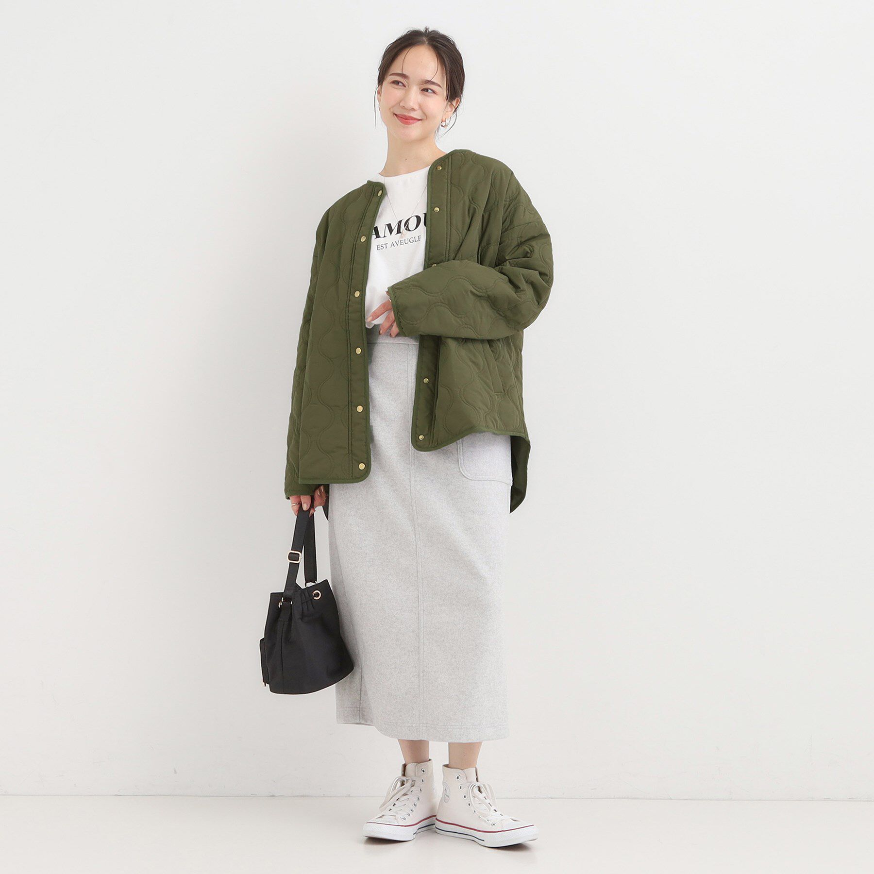 SHOO･LA･RUE「【洗濯機可/撥水】大人のための キルトオーバーブルゾン」|ブルゾン・スタジャン|