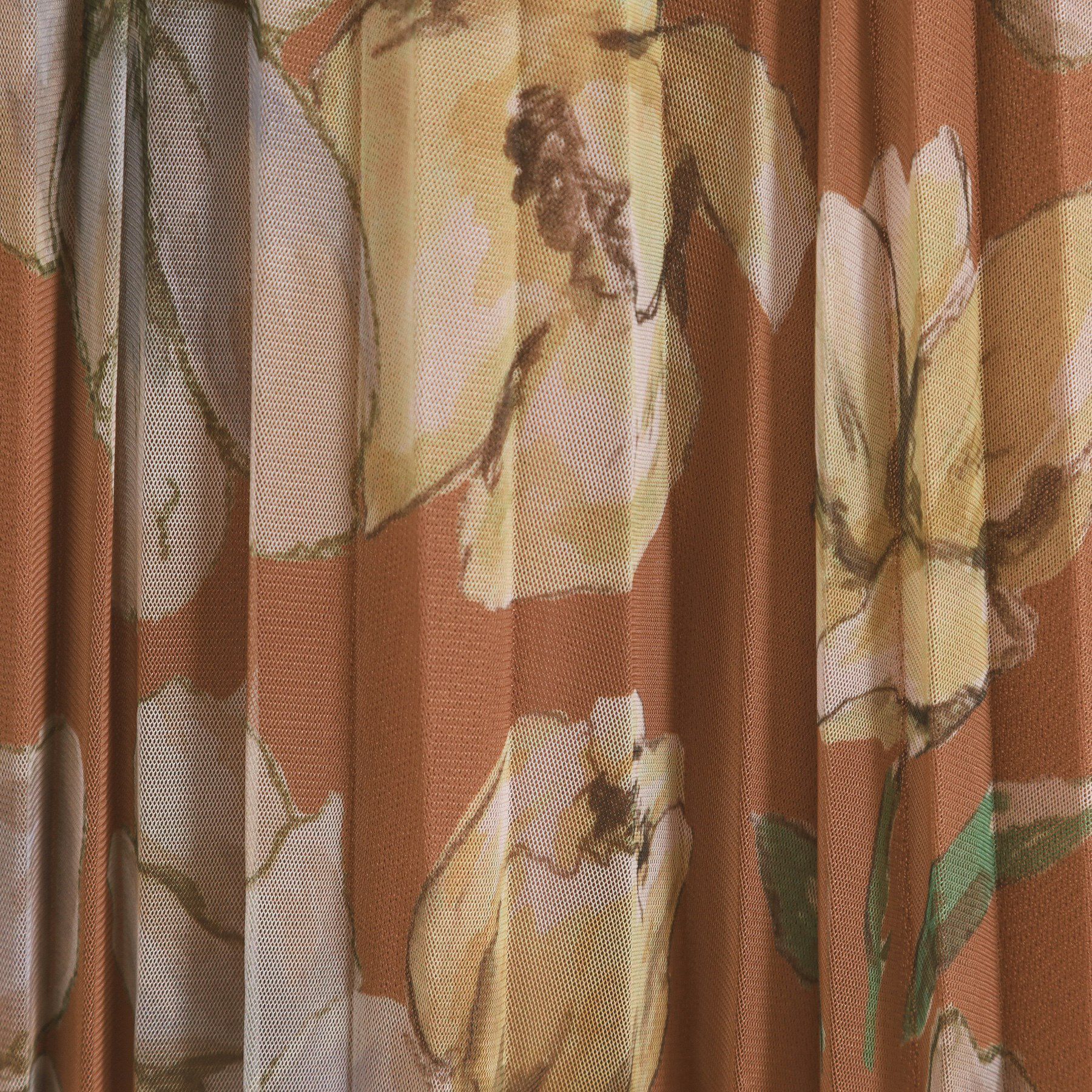 ITS&rsquo;DEMO「【手洗い可／ウエストゴム】花柄チュールスカート」|スカート|