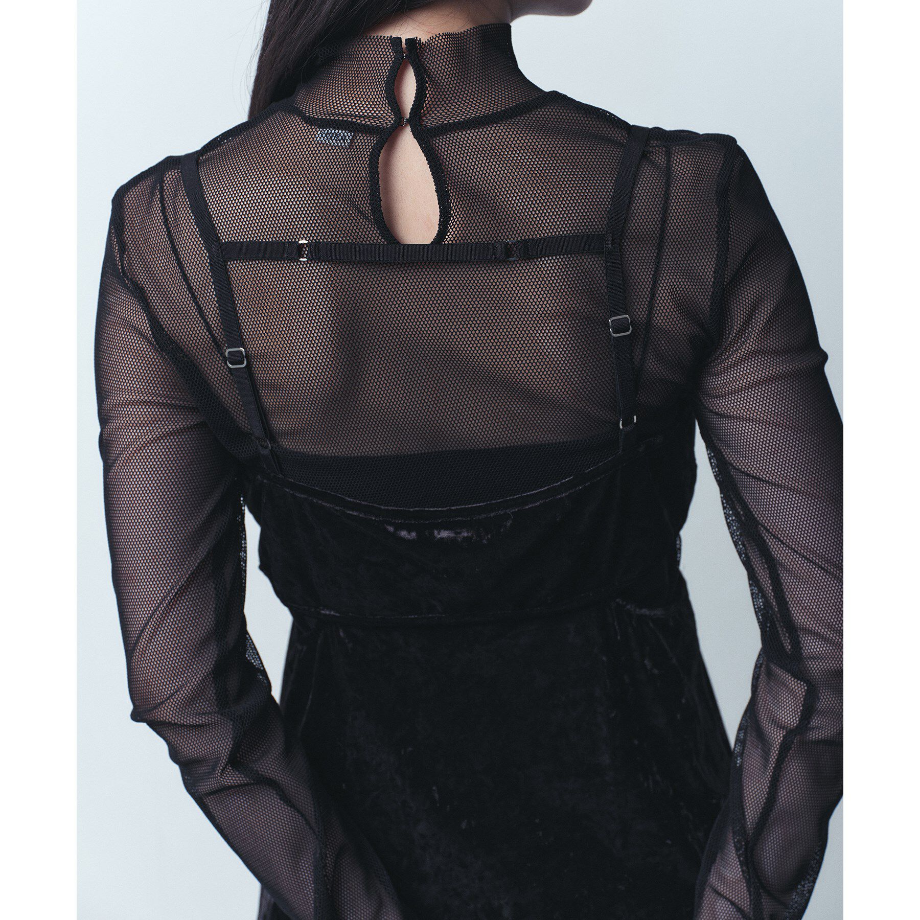 CODE A「cut out velour camisole」|キャミソール|