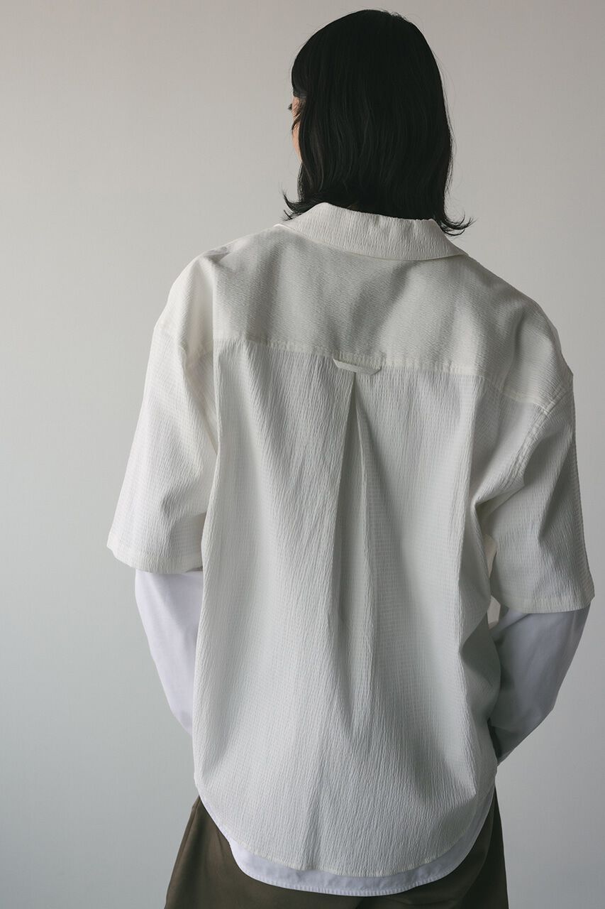 STYLEMIXER「シアサッカージップシャツ」|シャツ・ブラウス|