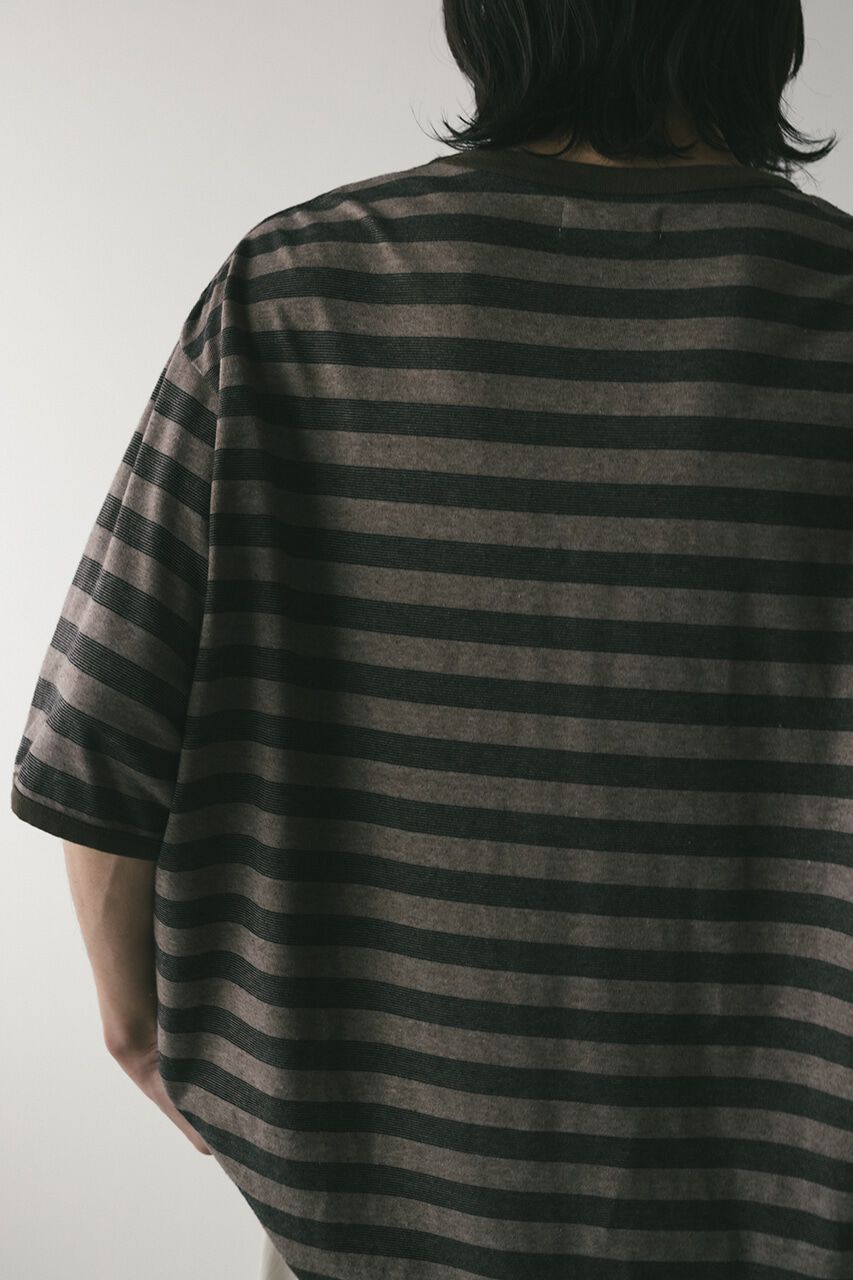 STYLEMIXER「ガーメントダイボーダーT」|Tシャツ・カットソー|