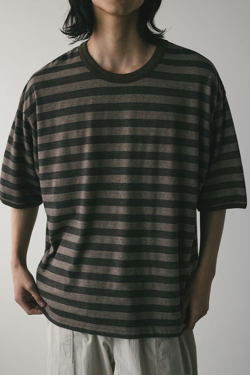 STYLEMIXER「ガーメントダイボーダーT」|Tシャツ・カットソー|