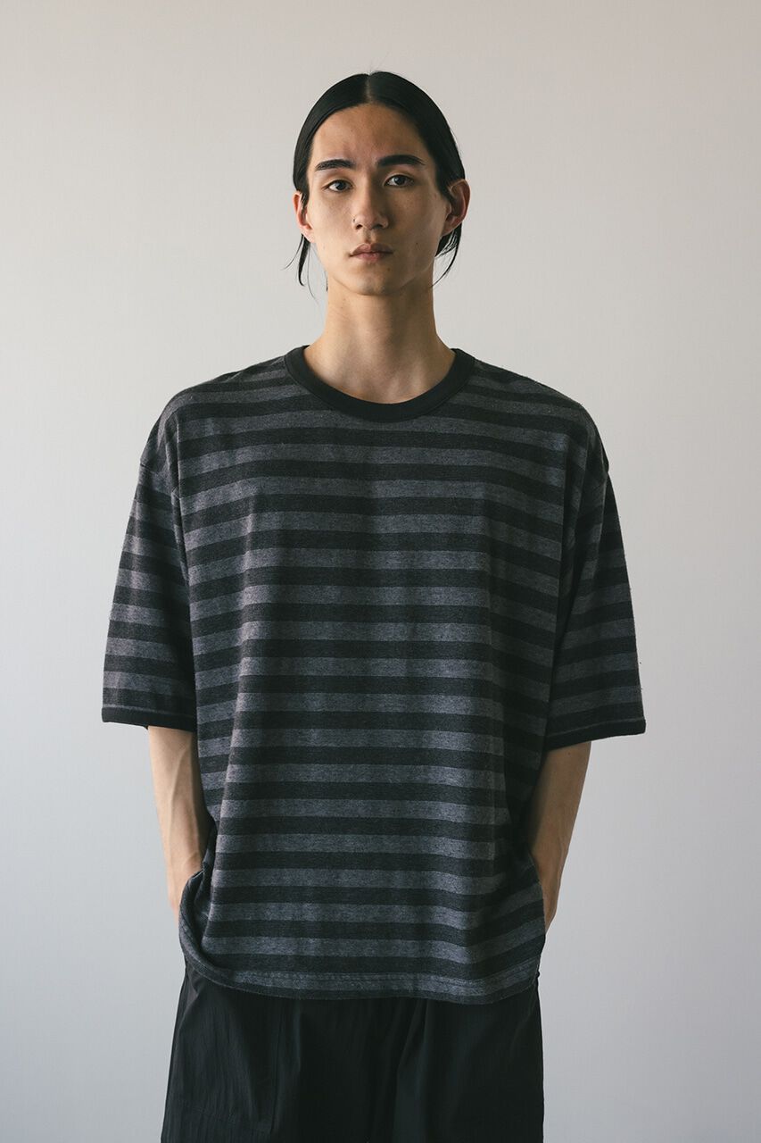 STYLEMIXER「ガーメントダイボーダーT」|Tシャツ・カットソー|