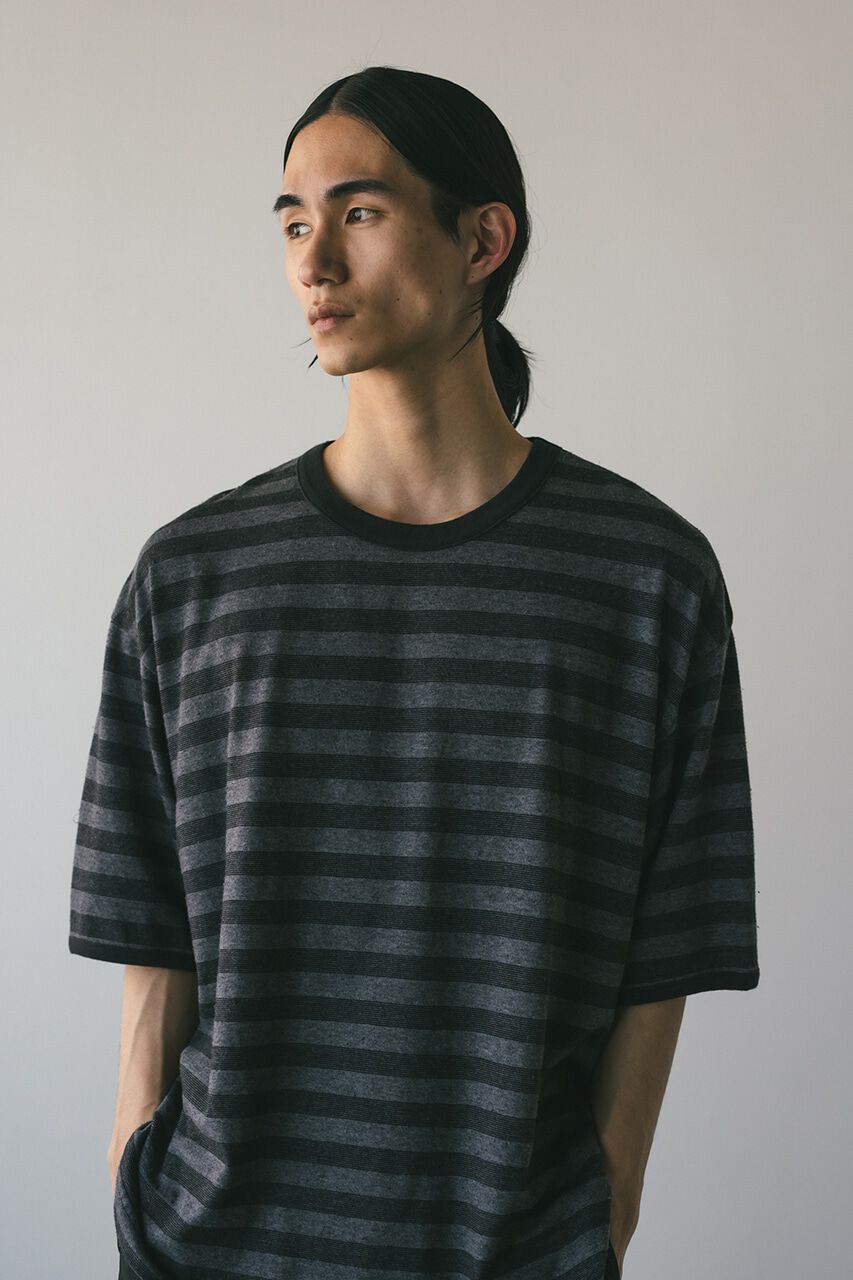 STYLEMIXER「ガーメントダイボーダーT」|Tシャツ・カットソー|