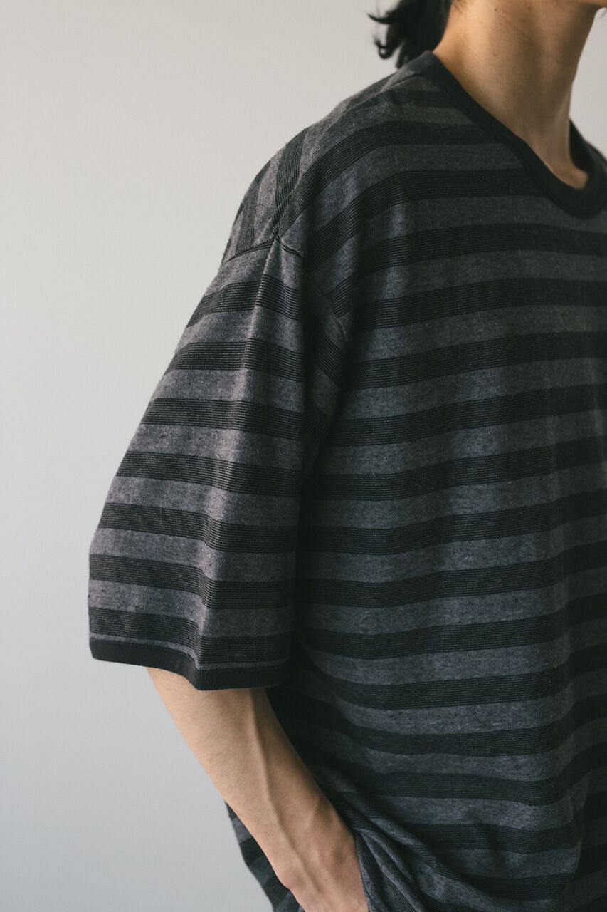 STYLEMIXER「ガーメントダイボーダーT」|Tシャツ・カットソー|