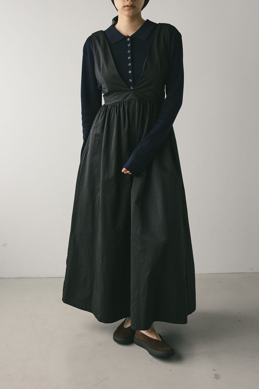 STYLEMIXER「ディープVジャンパースカート」|ワンピース|