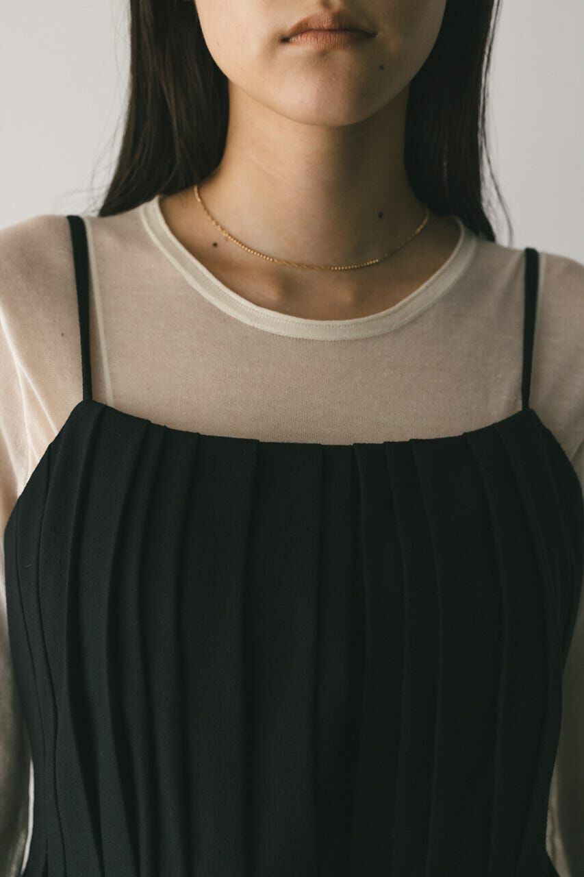 STYLEMIXER「タッキングペプラムキャミ」|キャミソール|