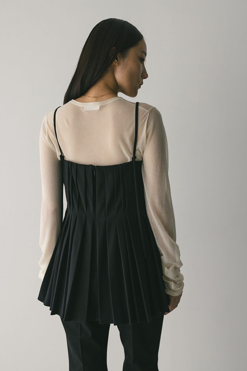 STYLEMIXER「タッキングペプラムキャミ」|キャミソール|