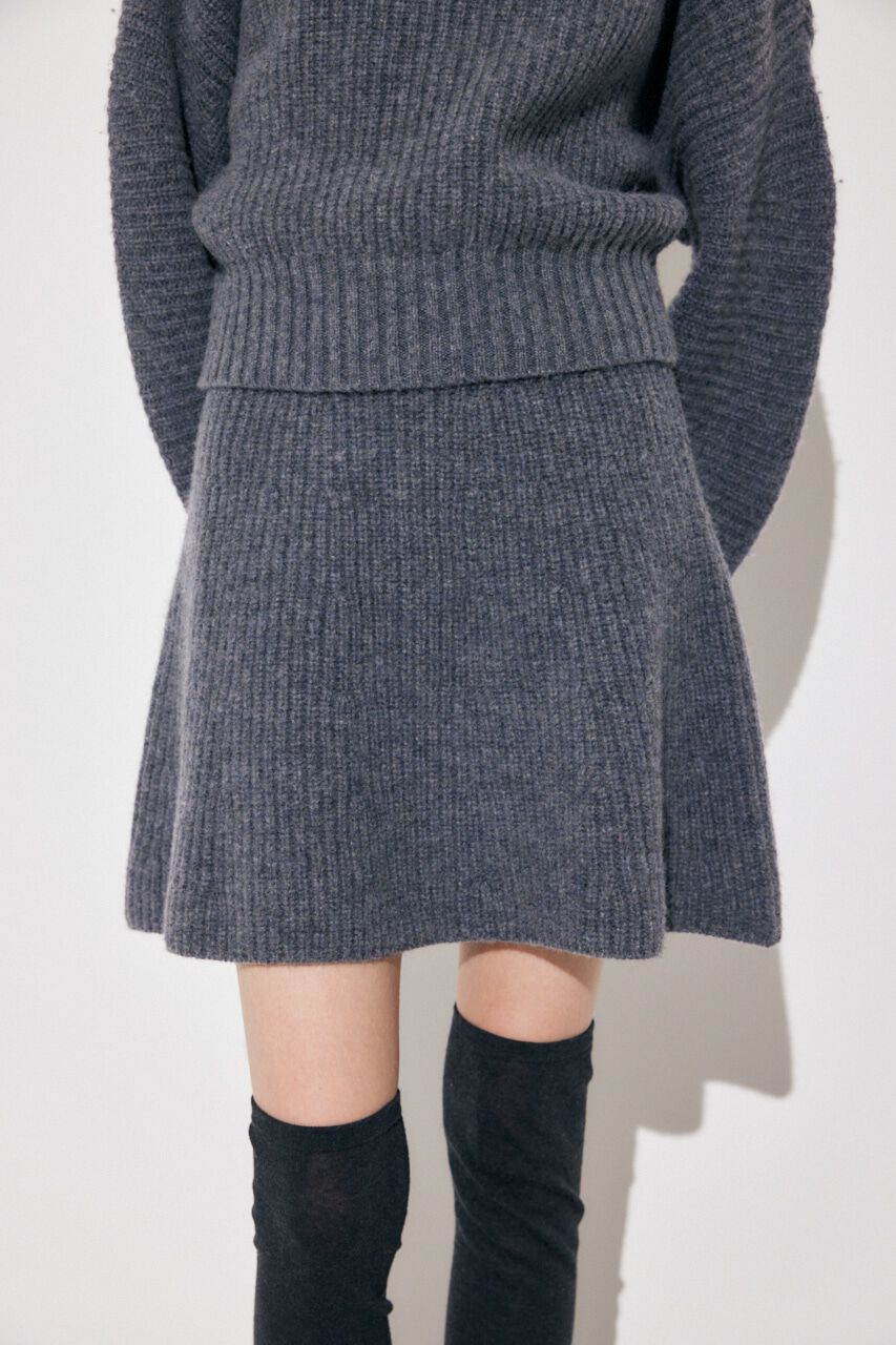 MOUSSY「WOOL KNIT ミニスカート」|スカート|