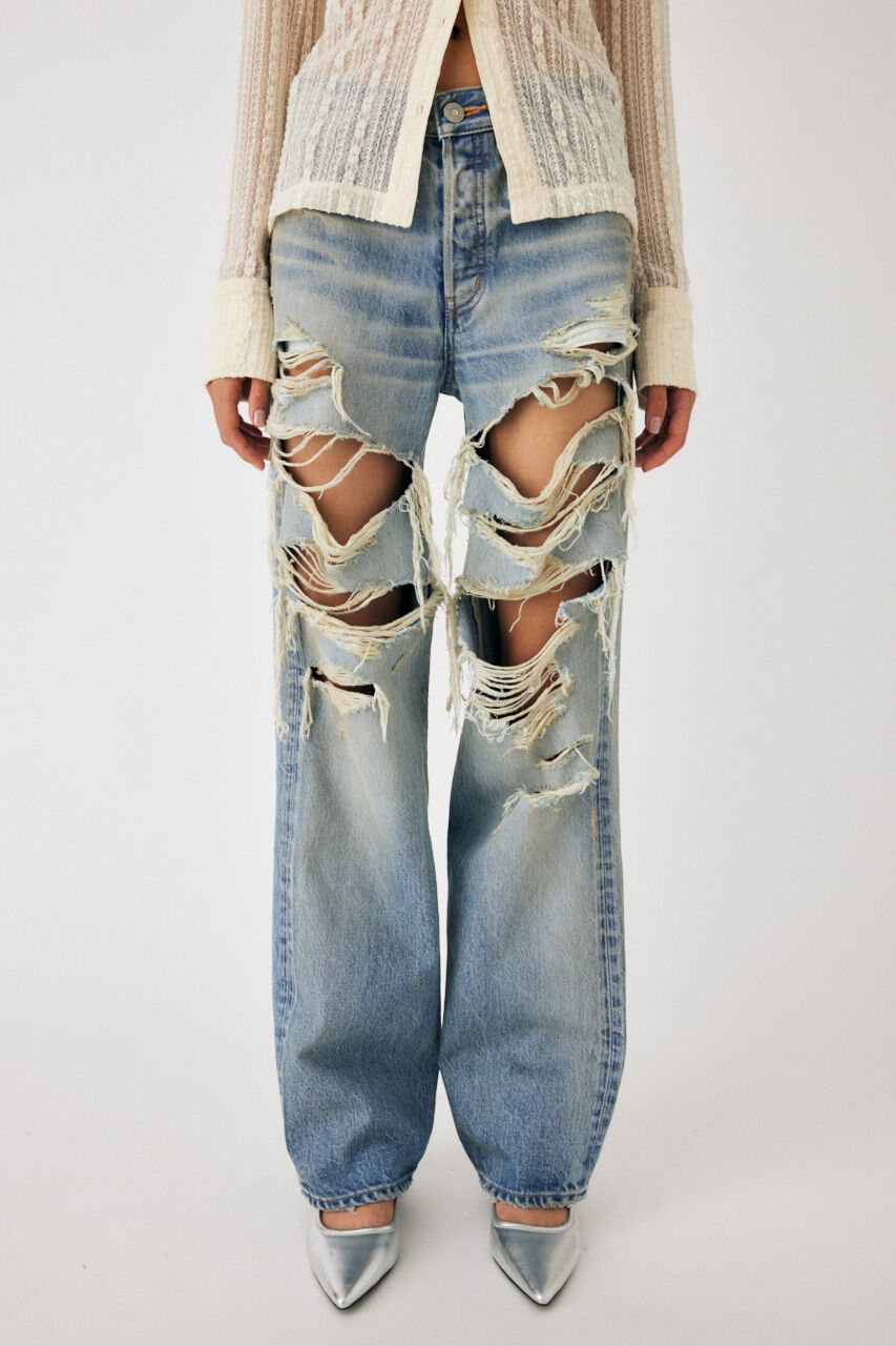 MOUSSY「MIDRISE STRAIGHT」|デニム|