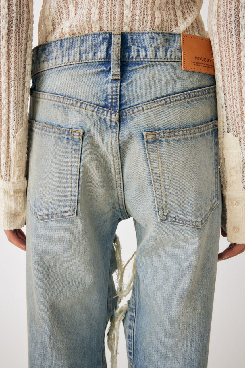 MOUSSY「MIDRISE STRAIGHT」|デニム|