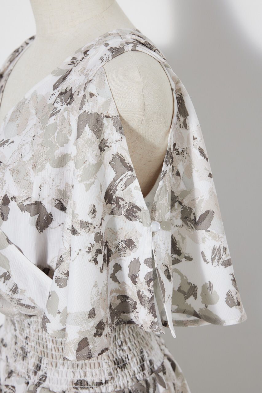 rienda「スリットSLVカシュクールロンパース」|その他|