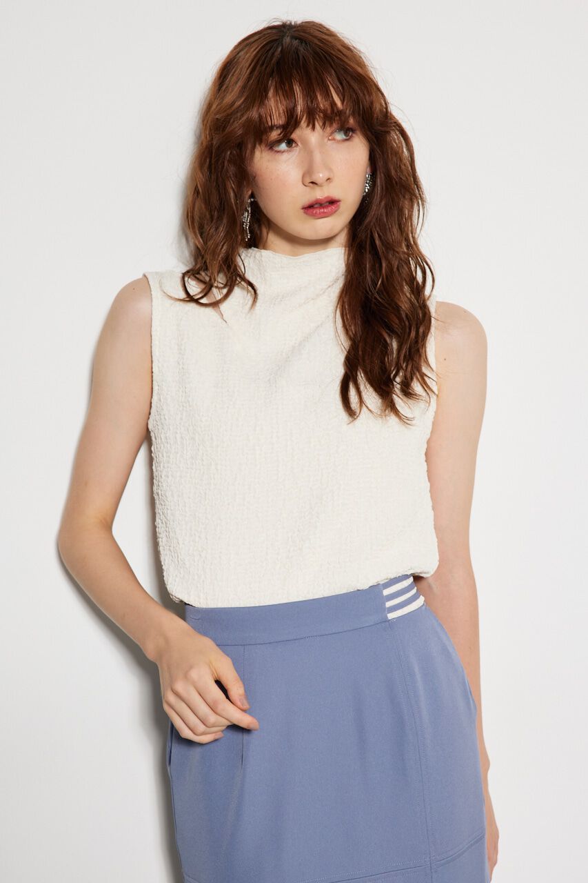 rienda「ショルダースリットバンピーTOP」|タンクトップ|IVOY3