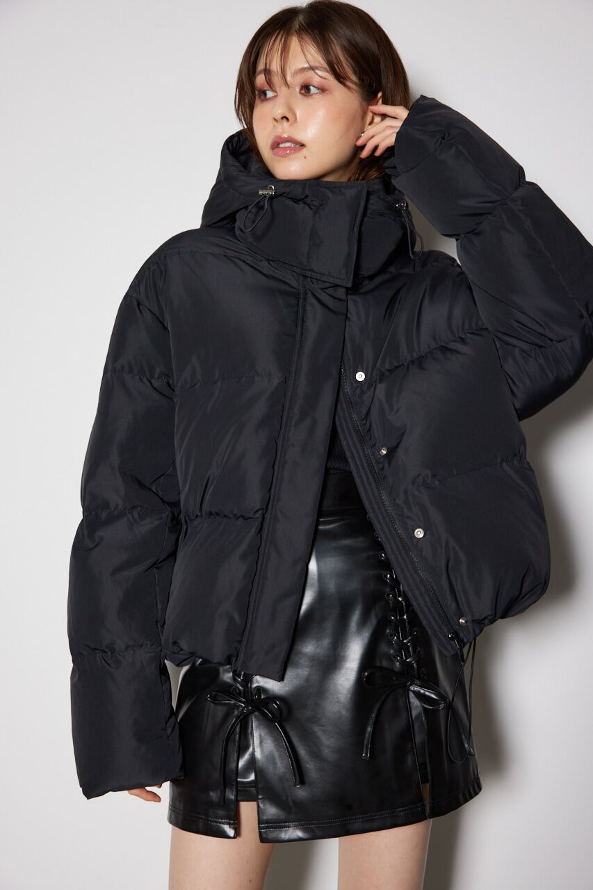 rienda「フード付きショートダウンジャケット」|その他|