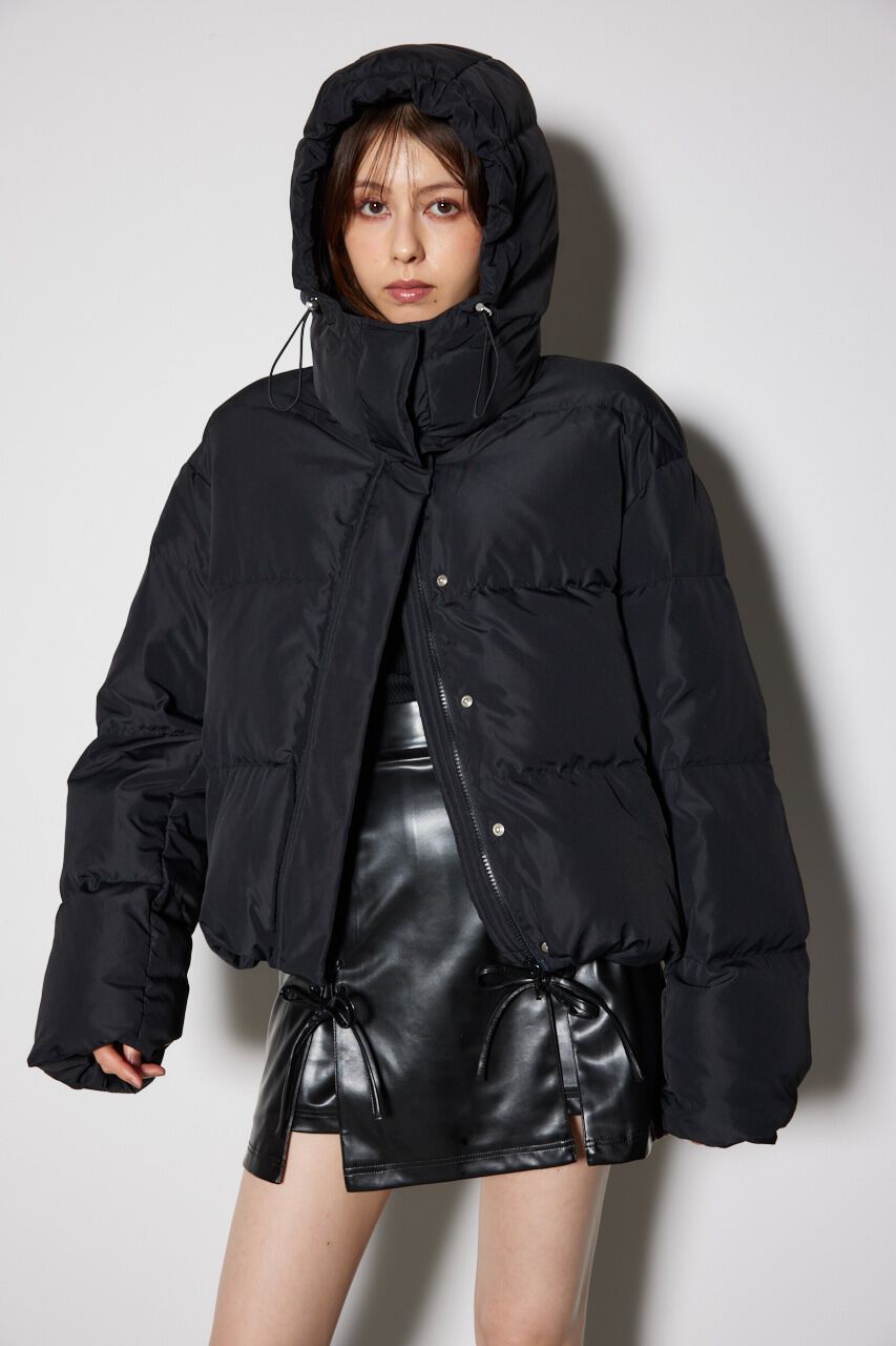 rienda「フード付きショートダウンジャケット」|その他|