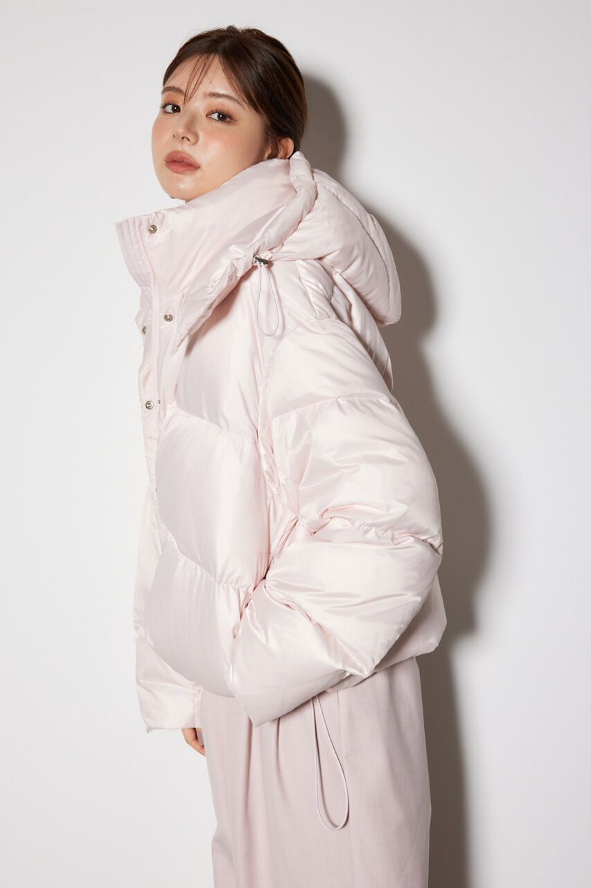 rienda「フード付きショートダウンジャケット」|その他|