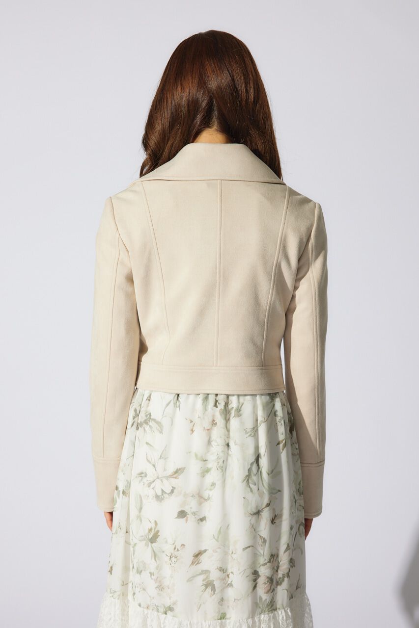 rienda「フェイクスエードライダースジャケット」|その他|