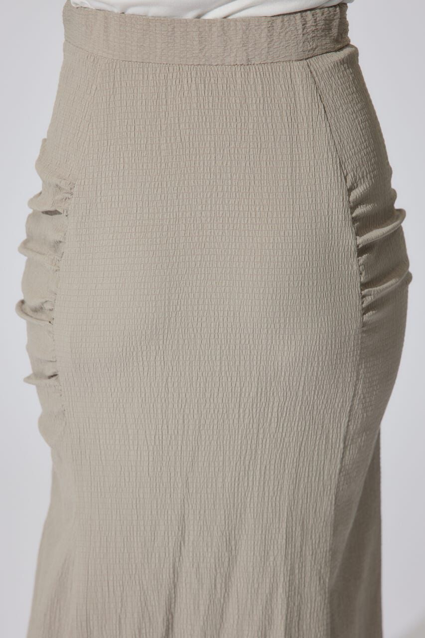 rienda「ギャザーマーメイドジャストウエストスカート」|スカート|