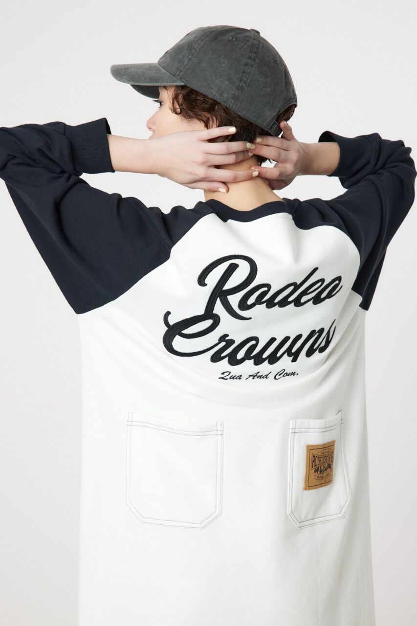 RODEO CROWNS「ラグランカラーステッチワンピース」|ワンピース|