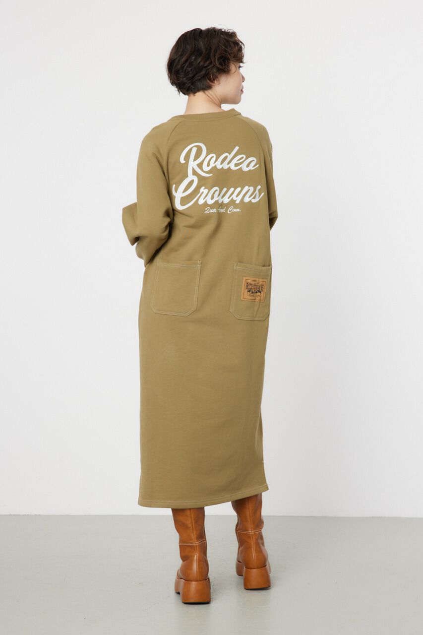 RODEO CROWNS「ラグランカラーステッチワンピース」|ワンピース|