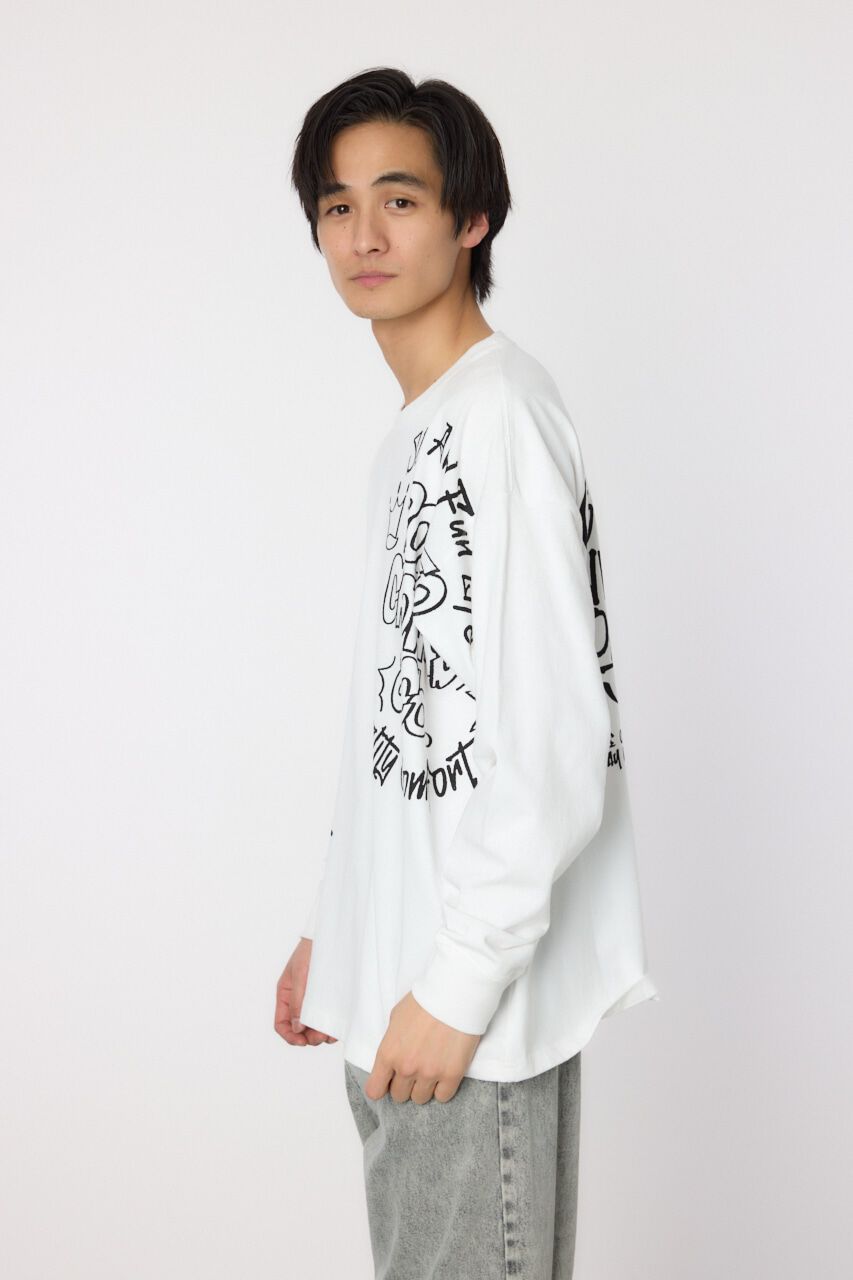 RODEO CROWNS「ランダムスケッチロングスリーブTシャツ」|Tシャツ・カットソー|