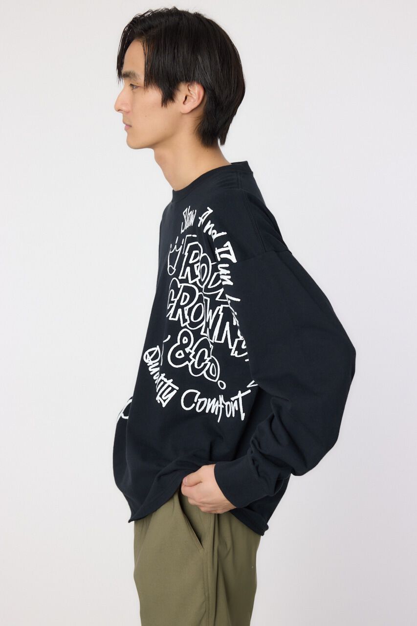 RODEO CROWNS「ランダムスケッチロングスリーブTシャツ」|Tシャツ・カットソー|
