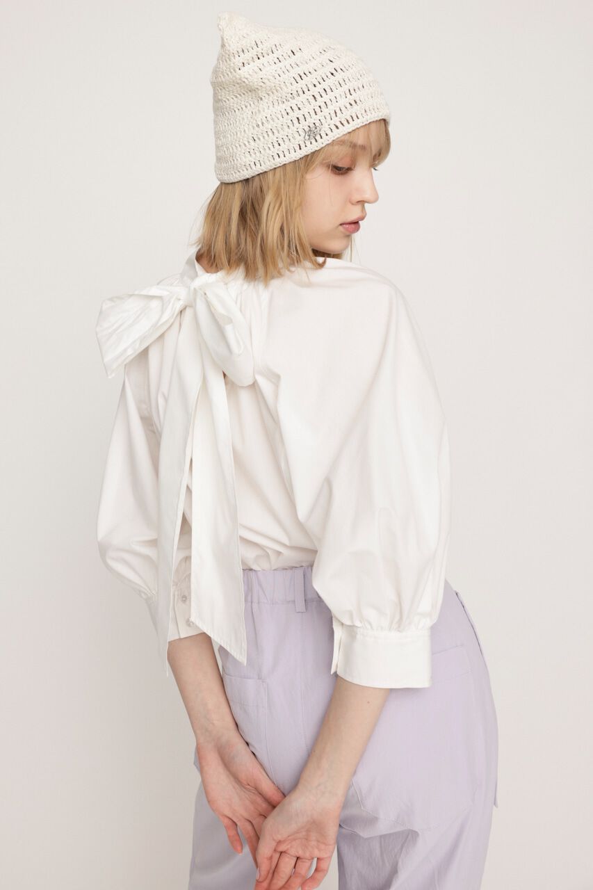 SLY「2WAY VOLUME SLEEVE STITCH ブラウス」|シャツ・ブラウス|