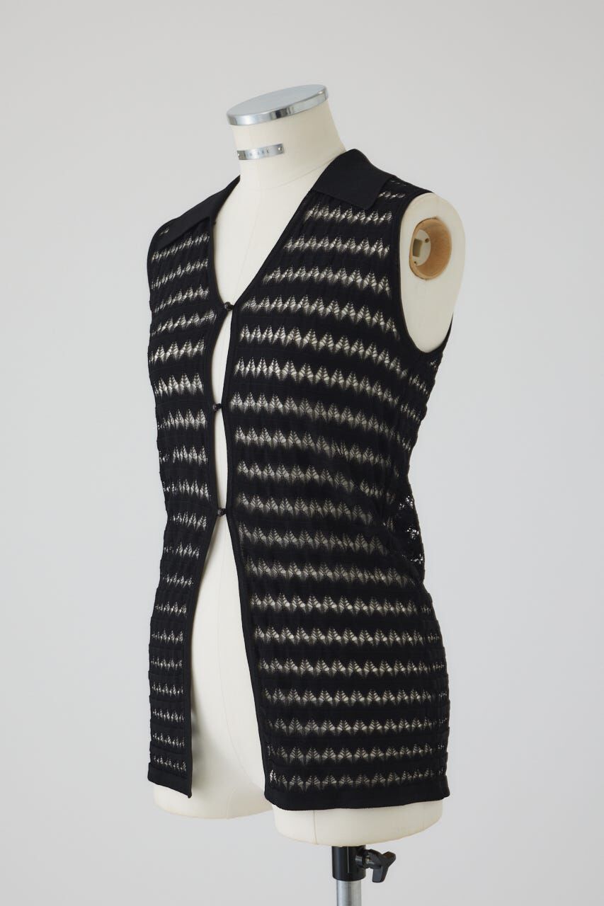 RIM.ARK 「Crochet collar knit tops」|ニット・セーター|