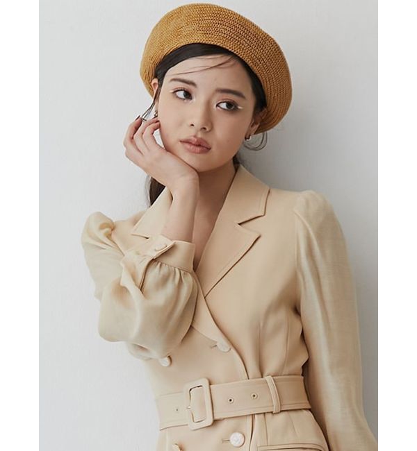 RESEXXY「ベレー帽」|ハンチング・ベレー帽|ブラウン