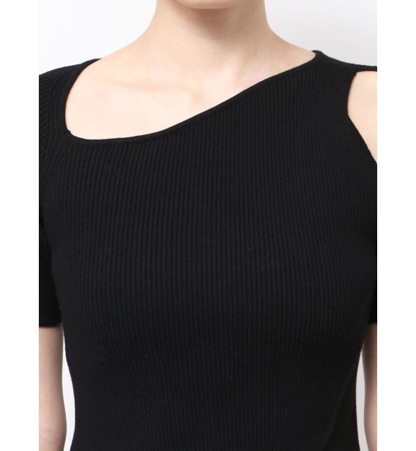 EMODA「スキンラインショートスリーブニット」|ニット・セーター|