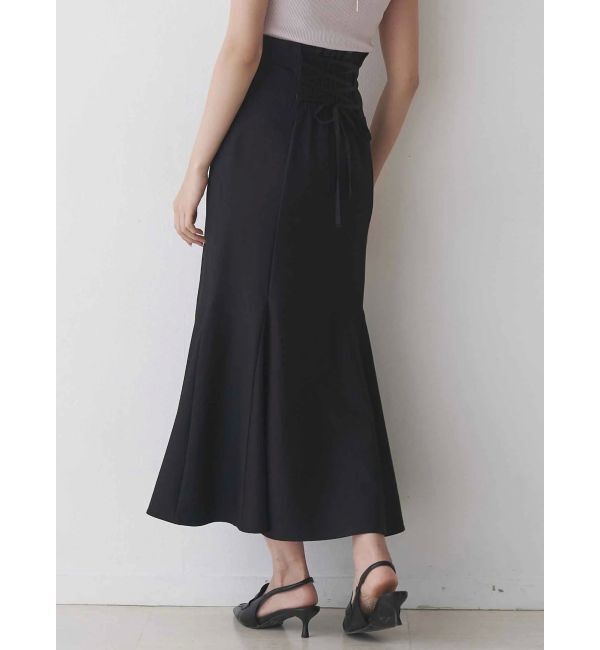 MERCURYDUO「バックレースアップストレッチマーメイドスカート」|スカート|