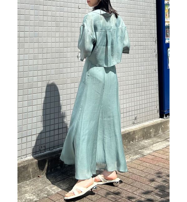 MURUA「オープンカラーシアーシャツ」|シャツ・ブラウス|