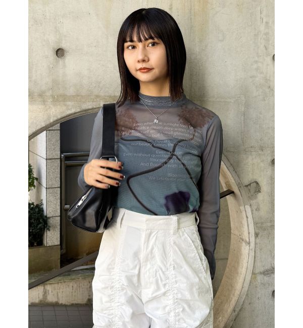 MURUA「フォトプリントシアートップス」|Tシャツ・カットソー|