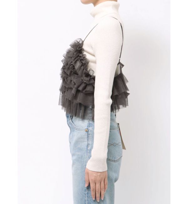 Ungrid「チュールデザイントップス」|キャミソール|