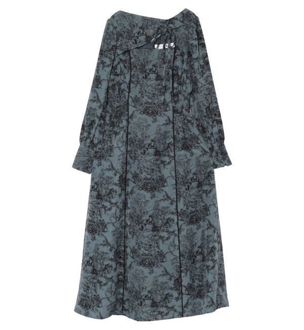 LAGUNAMOON「デコルテカッティングジュイワンピース」|ワンピース|