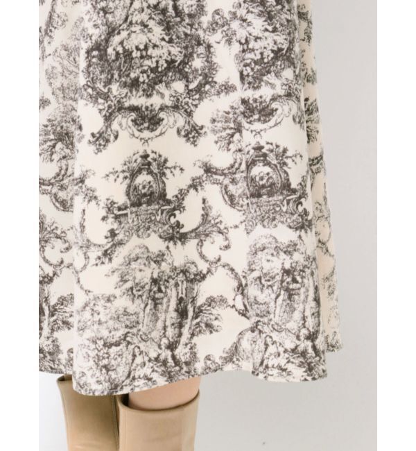 LAGUNAMOON「デコルテカッティングジュイワンピース」|ワンピース|