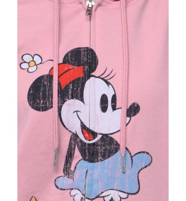 jouetie「【ミッキー＆ミニー】ダブルZIPスリットフーディ【セットアップ対応】」|パーカー|