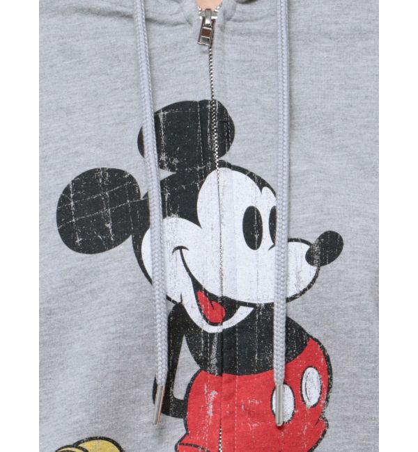 jouetie「【ミッキー＆ミニー】ダブルZIPスリットフーディ【セットアップ対応】」|パーカー|