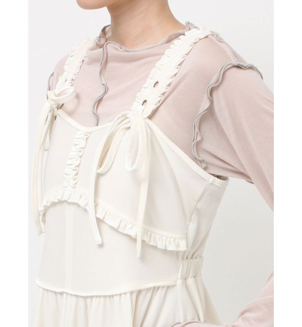 コルセットベロアフレアミニワンピース（merry jenny）｜ルミネの