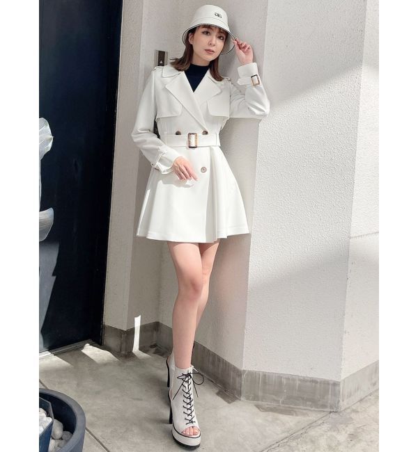 GYDA「タンクソールレースアップオープンショートブーツ」|ショートブーツ|