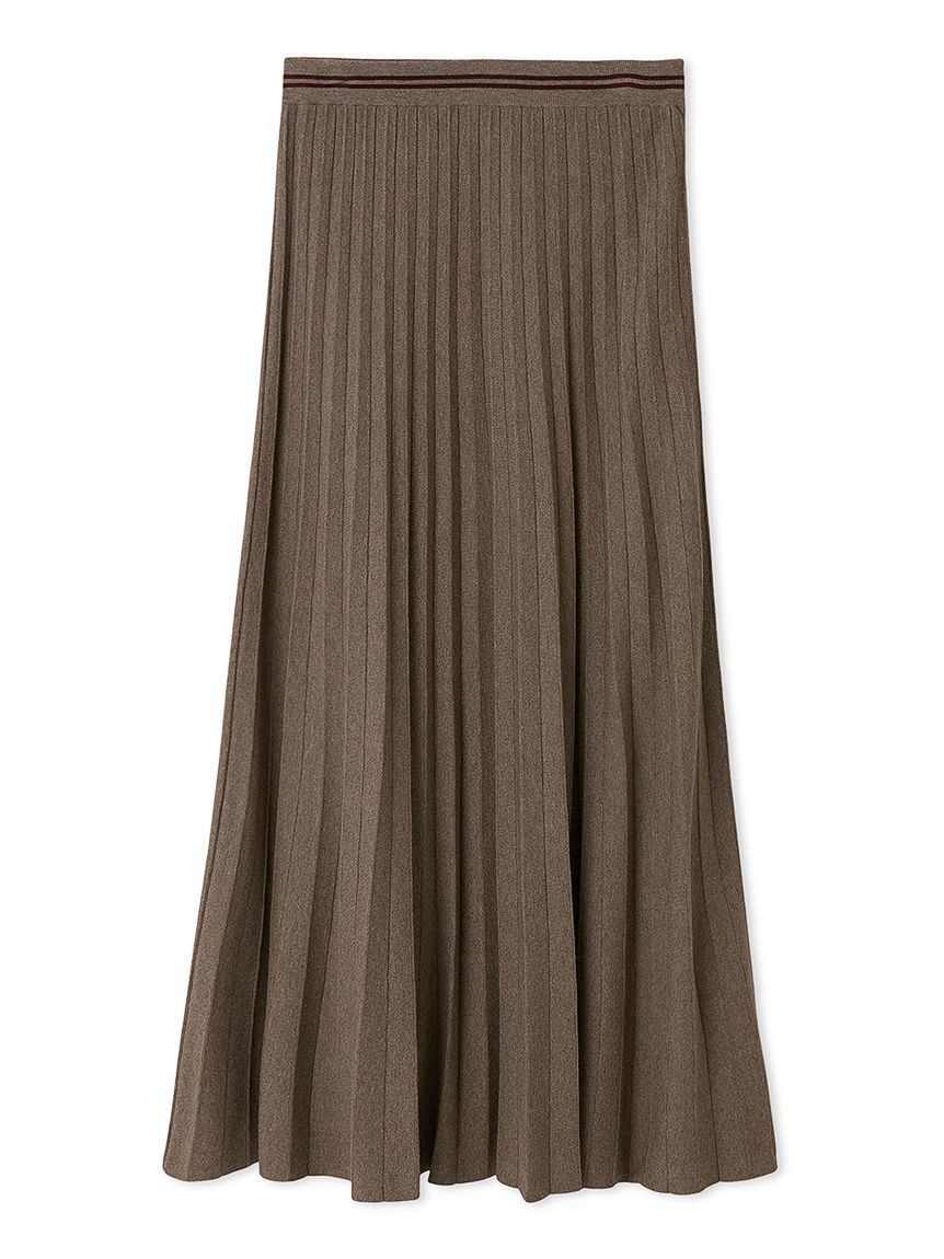 Mila Owen「【セットアップ対応】ニットプリーツスカート」|スカート|