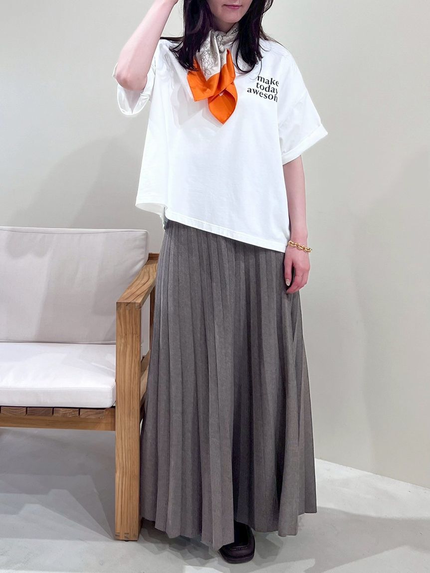 Mila Owen「【セットアップ対応】ニットプリーツスカート」|スカート|