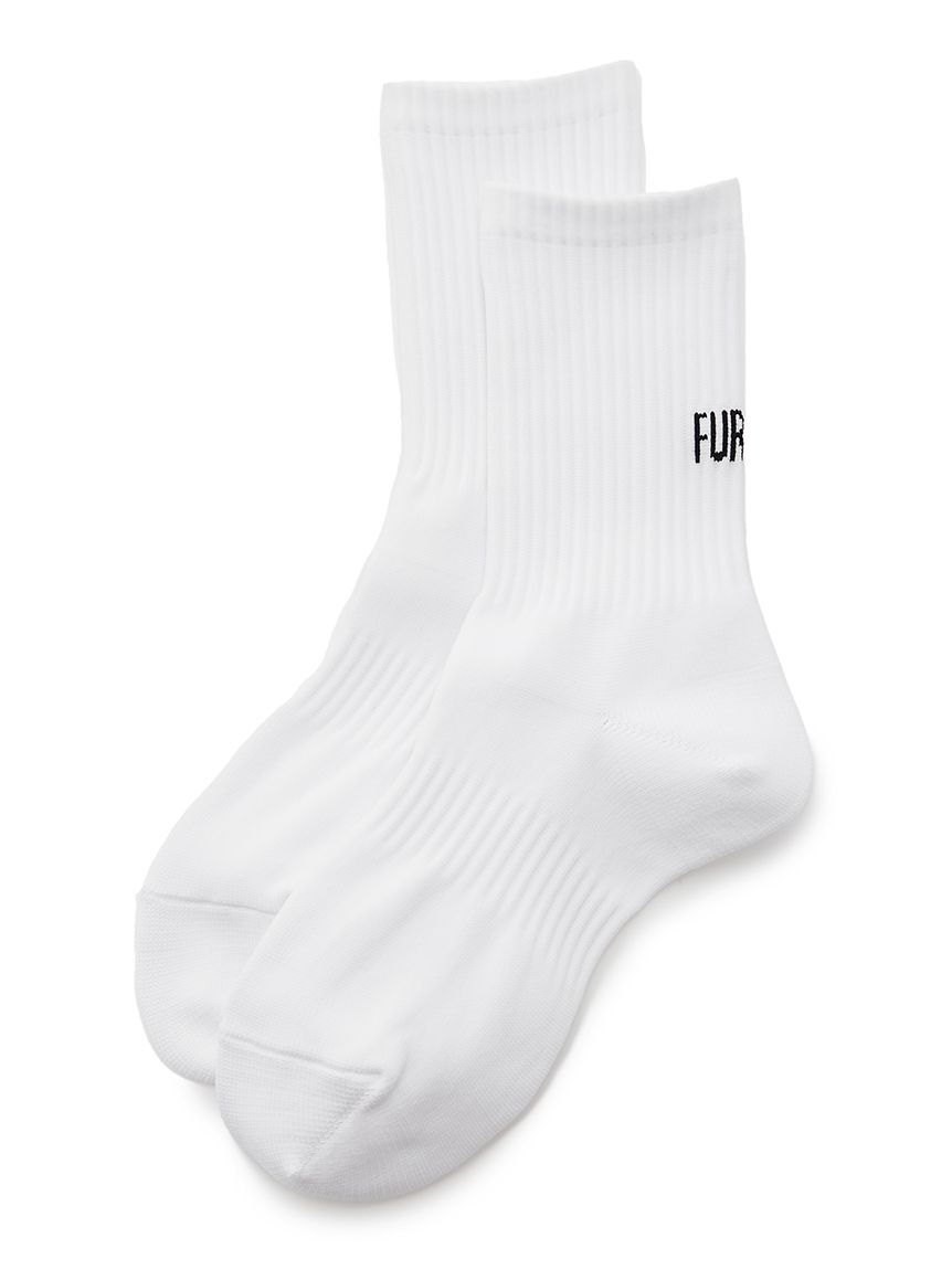 FURFUR「ロゴ入りリブソックス」|ソックス|WHT